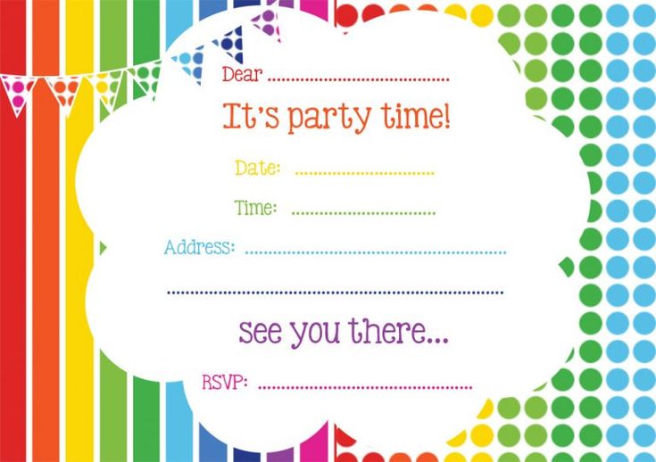 printable birthday invitations free no download