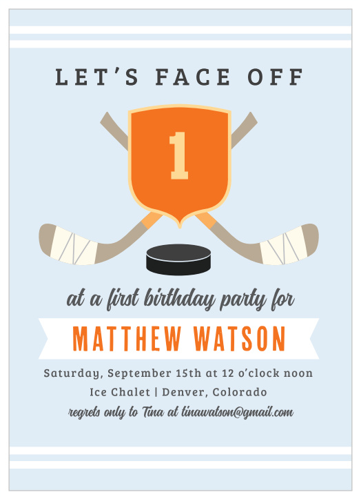 printable birthday invitations hockey