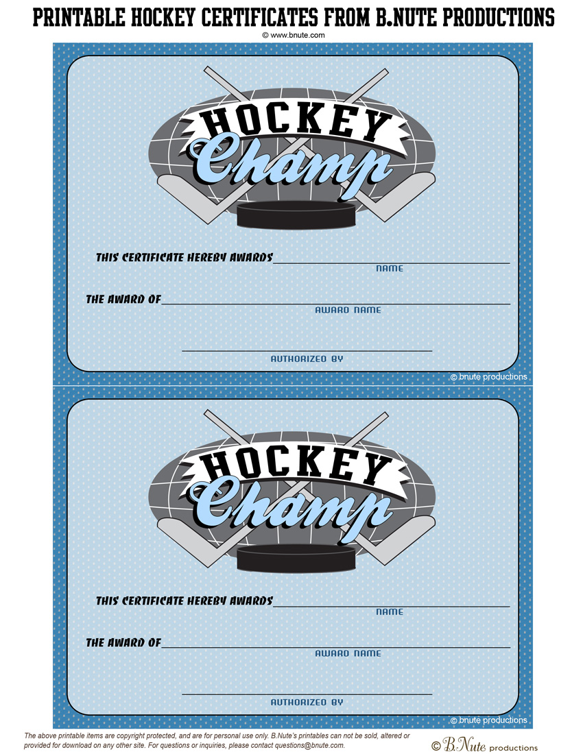 printable birthday invitations hockey
