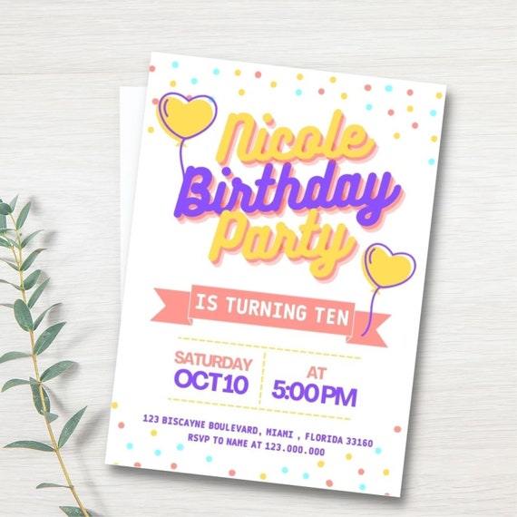printable birthday invitations nz