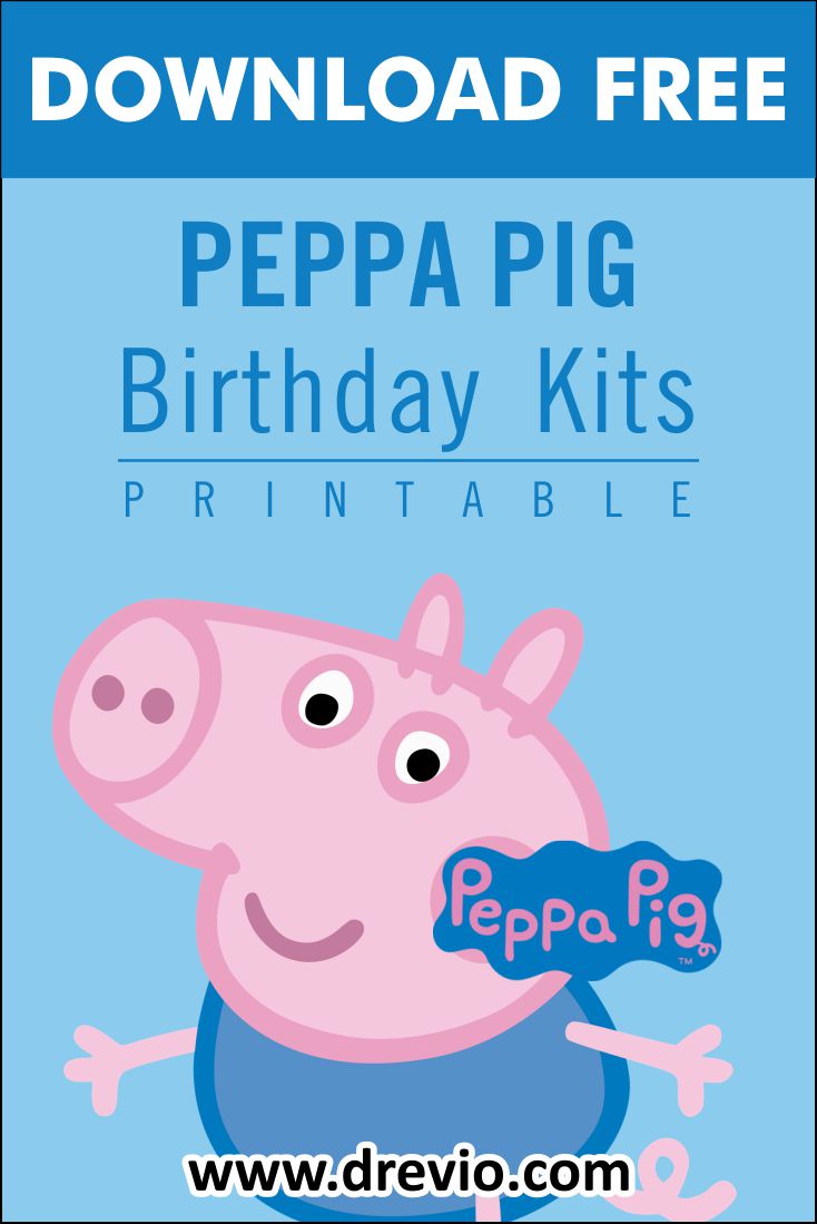 Peppa Pig Pinterest | Download Hundreds FREE PRINTABLE Birthday ...