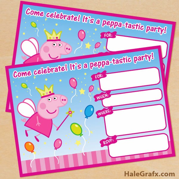 Peppa Pig Fairy Free Printable Mini Kit. - Oh My Fiesta! in english