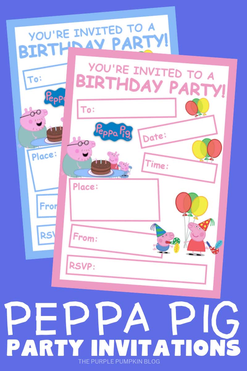 Peppa Pig Party Printables + Fun Party Ideas