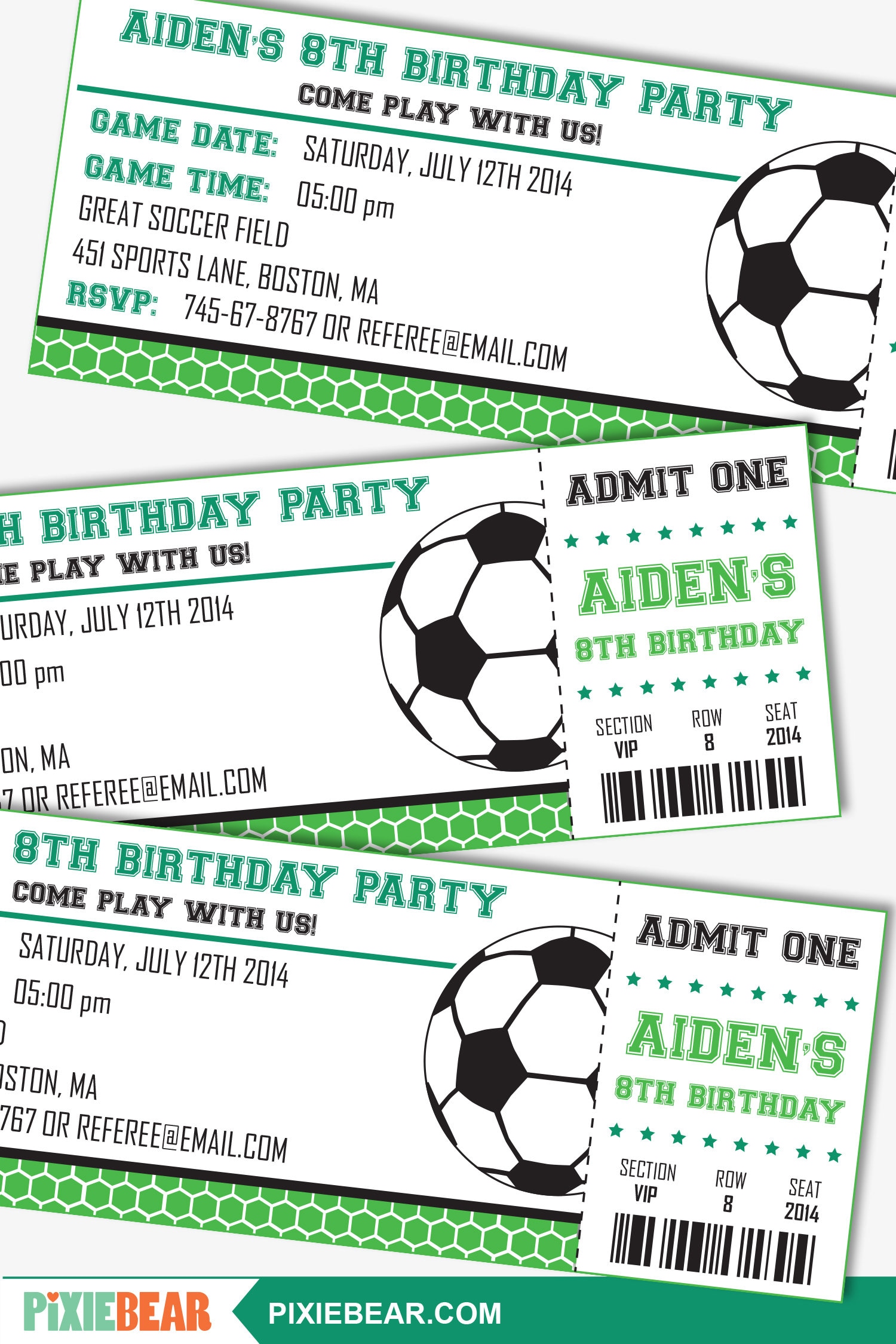 printable birthday invitations soccer themed