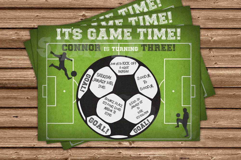 printable birthday invitations soccer themed