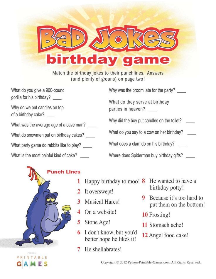 printable birthday jokes