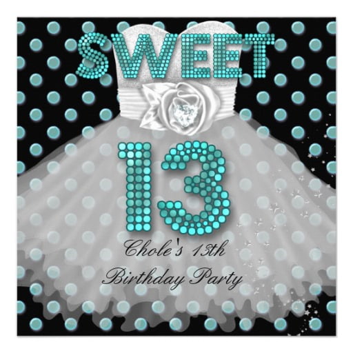printable birthday party invitations for 13 year old