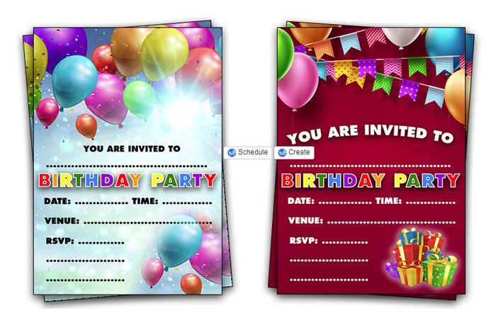 Free Printable Birthday Party Invites Kids | Just Family Fun