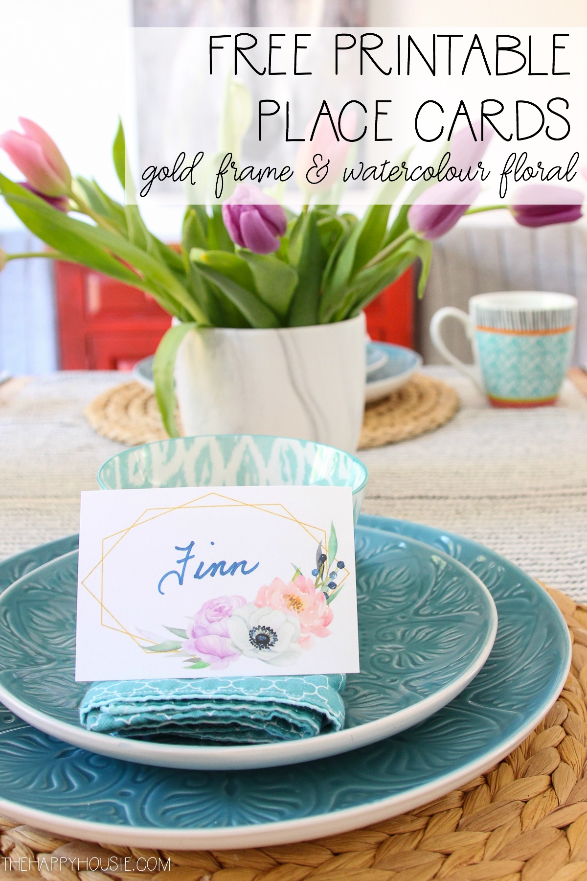 printable birthday place cards