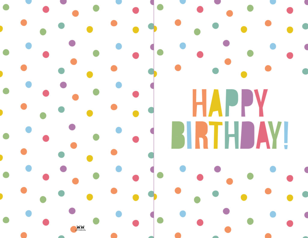 Free Happy Birthday Card Printable | Print Pretty Cards