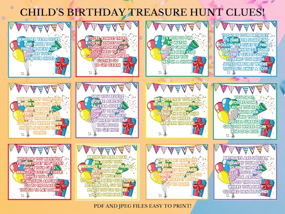 printable birthday riddles