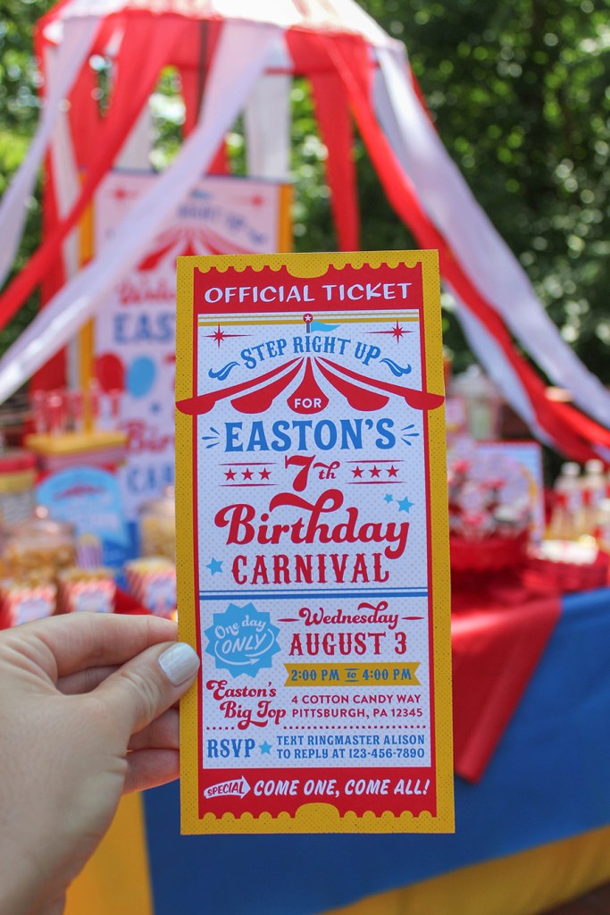 Backyard Carnival Birthday Party - Just Add Confetti