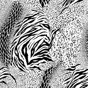printable black and white animal pictures