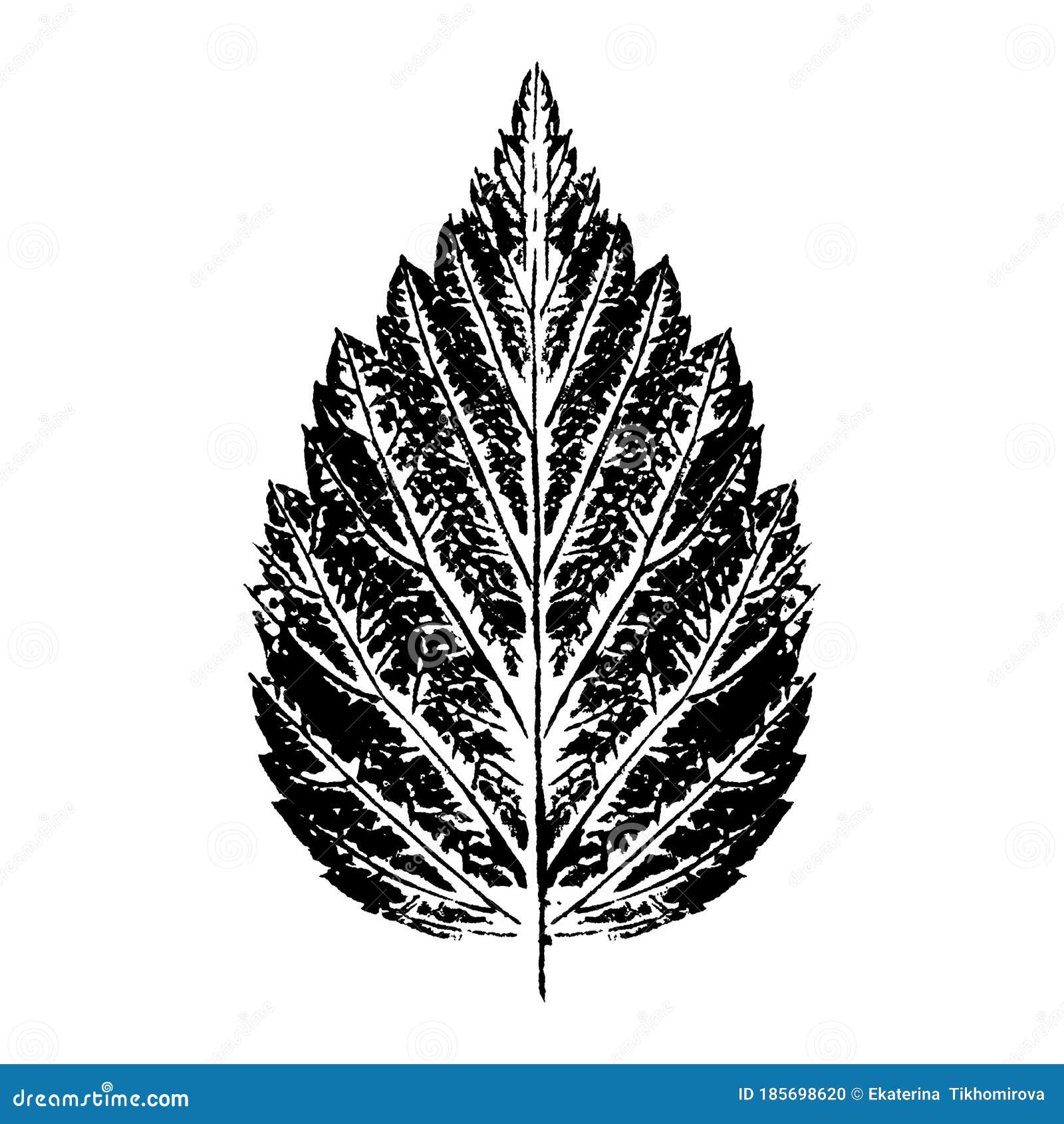 printable black and white leaves