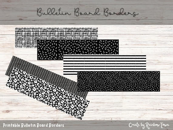 printable black borders