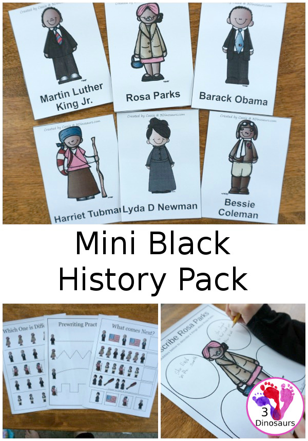 printable black history month activities
