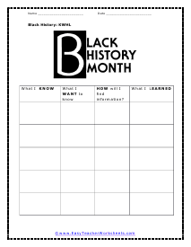 printable black history worksheet