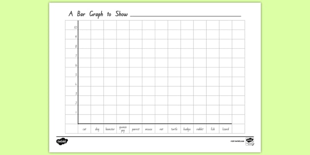 Class Pets Bar Graph Template (teacher made) - Twinkl