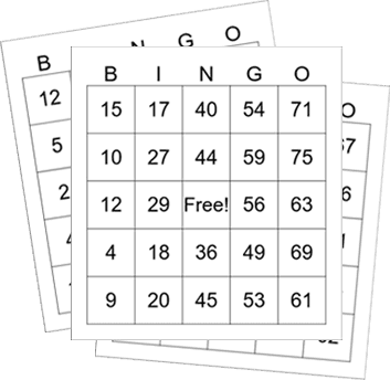 printable blank bingo cards 4 per page