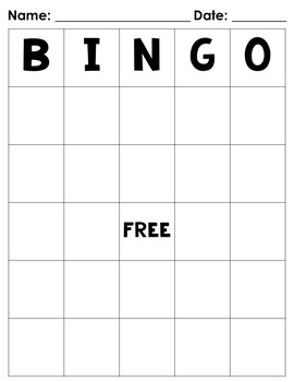 printable blank bingo cards 4 per page
