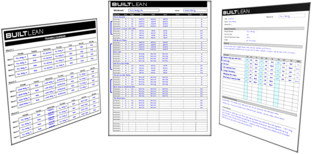 Free Workout Log Template Thats Printable &  Easy To Use - BuiltLean