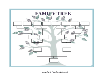 printable blank family tree layout