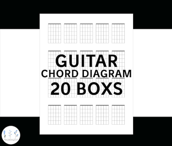 printable blank guitar chord chart pdf