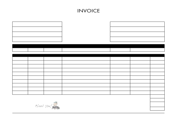 44 Blank Invoice Template page 3 - Free to Edit, Download &  Print ...