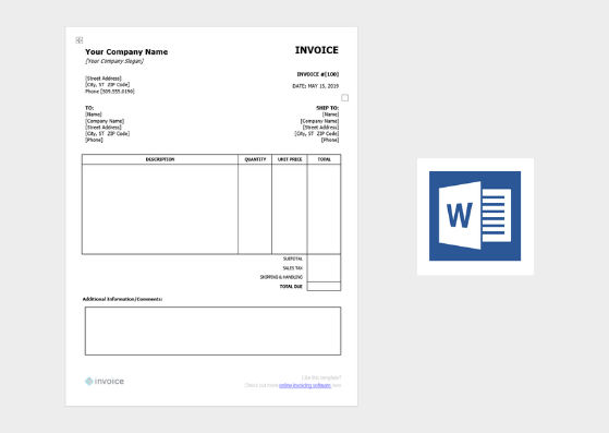 Download Free Nigerian Invoice Templates For Word, Excel, &  Canva