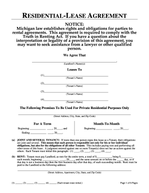 printable blank lease agreement