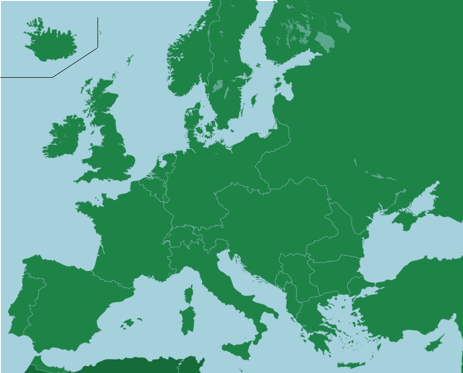 printable blank map of europe after wwi