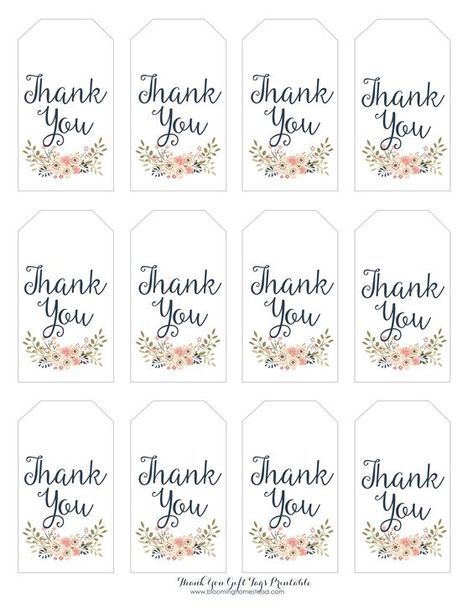 printable blank thank you tags