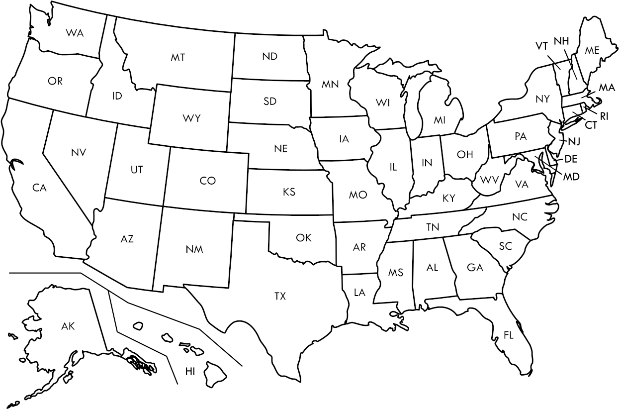 Download Blank Us Map Pdf Dolapmagnetbandco - Blank Map Of Us ...