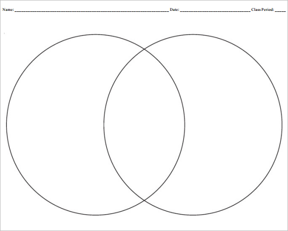 Blank Venn Diagram Templates - 10+ Free Word, PDF Format Download ...