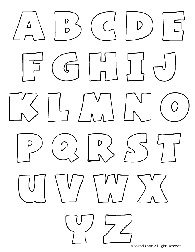 Printable Bubble Letters | Woo! Jr. Kids Activities : Childrens ...