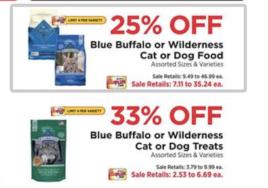 printable blue buffalo cat food coupons