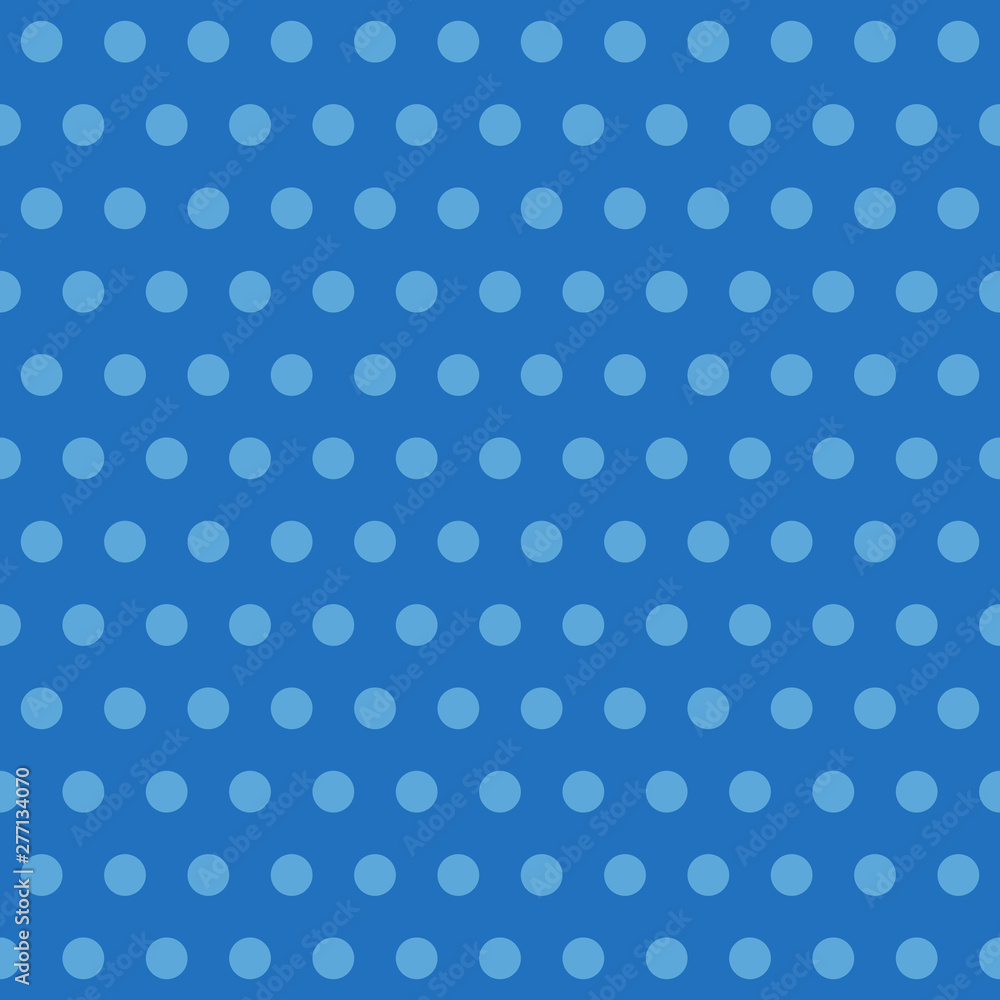 polka dot. blue baby background. vector seamless pattern. classic ...