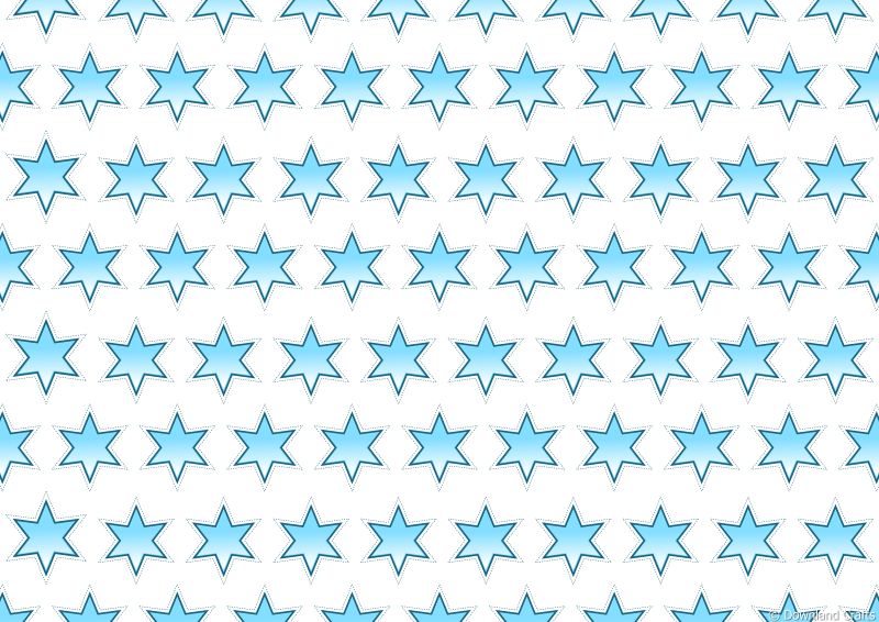 printable blue stars