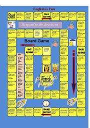 Board games worksheets