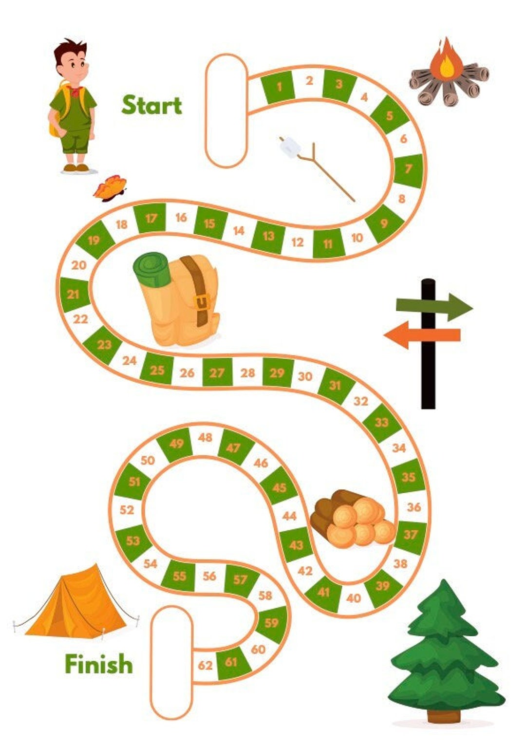 printable board games for kindergarten