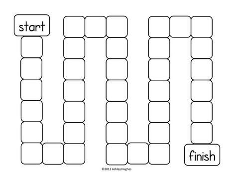 Printable Game Board Templates | Board game template, Printable ...
