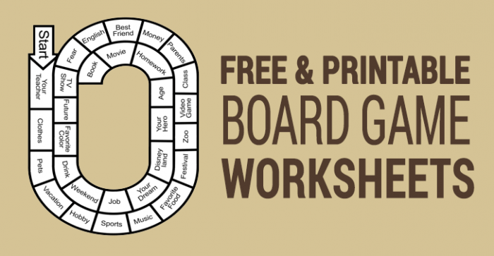 printable board games in english