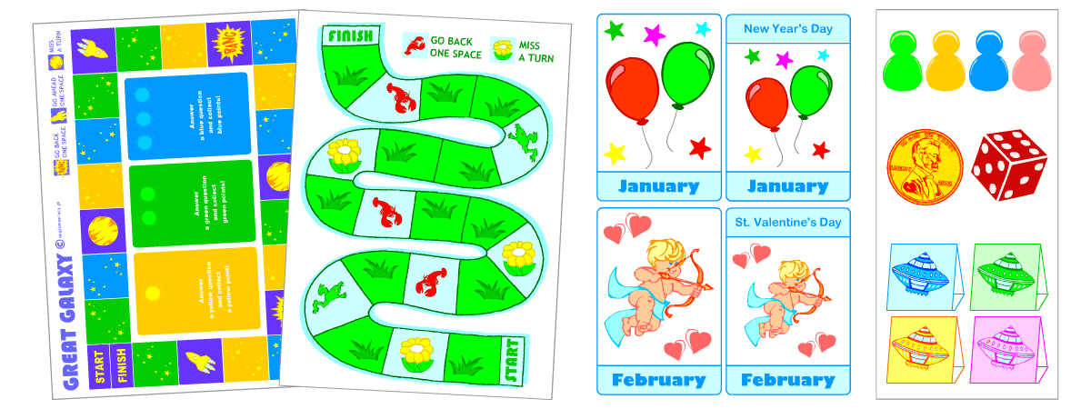 printable board games learning english