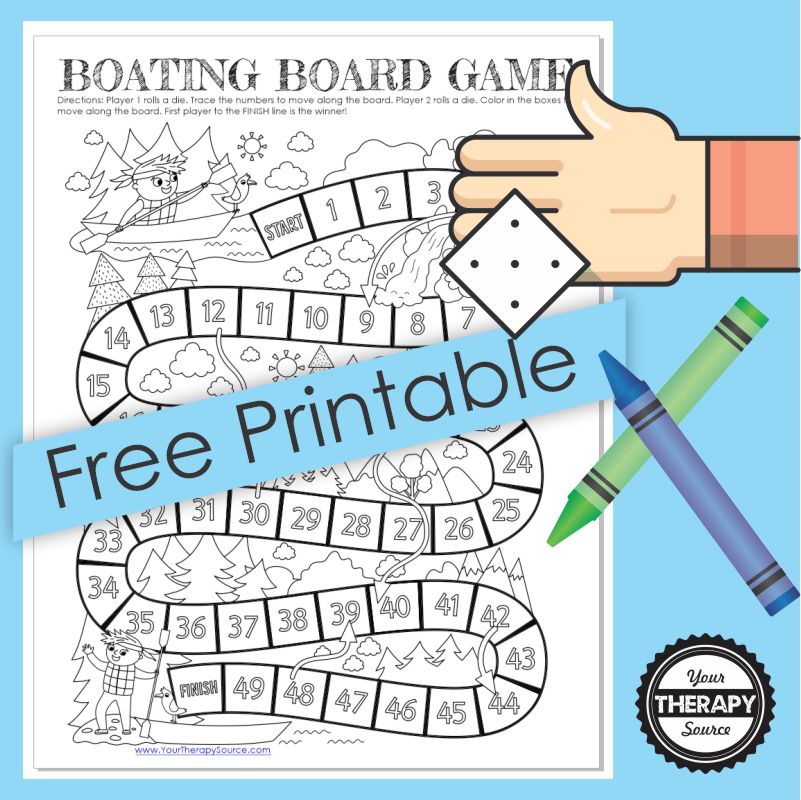 boat-board-game-free-printable-your-therapy-source-worksheets-library for Free Printable Board Game Pdf Boat Board Game - Free Printable - Your Therapy Source - Worksheets Library for Free Printable Board Game Pdf