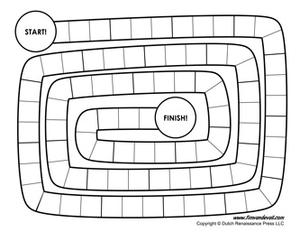 Blank Board Game Template - Tims Printables
