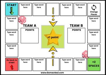printable board games teaching english