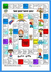printable board games teaching english