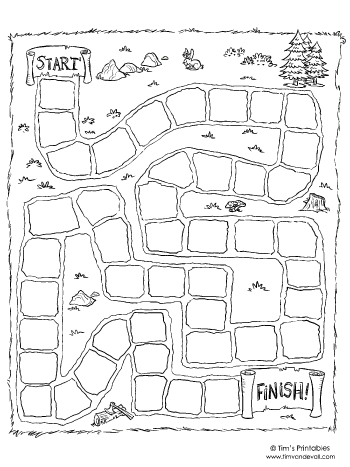 printable board games templates