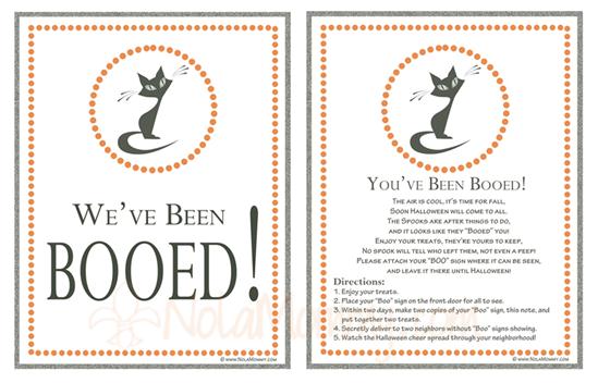 Youve Been Booed, Weve Been Booed Kids Halloween Boo Game ...