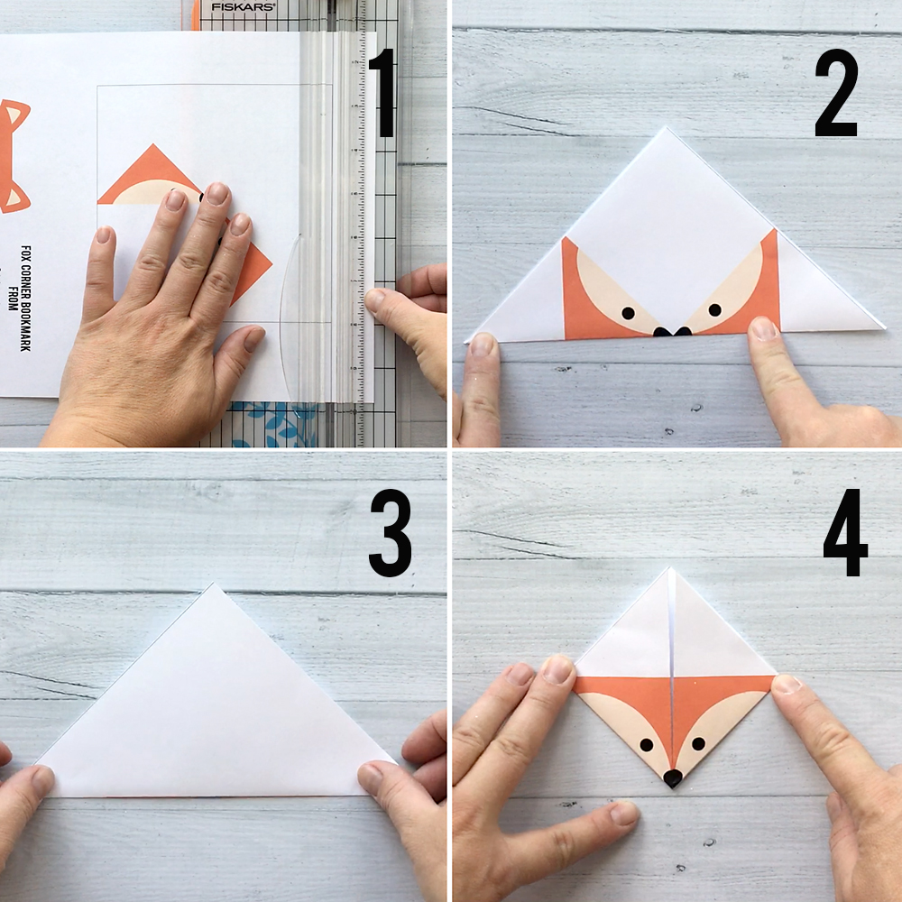 Printable Christmas origami bookmarks - Its Always Autumn